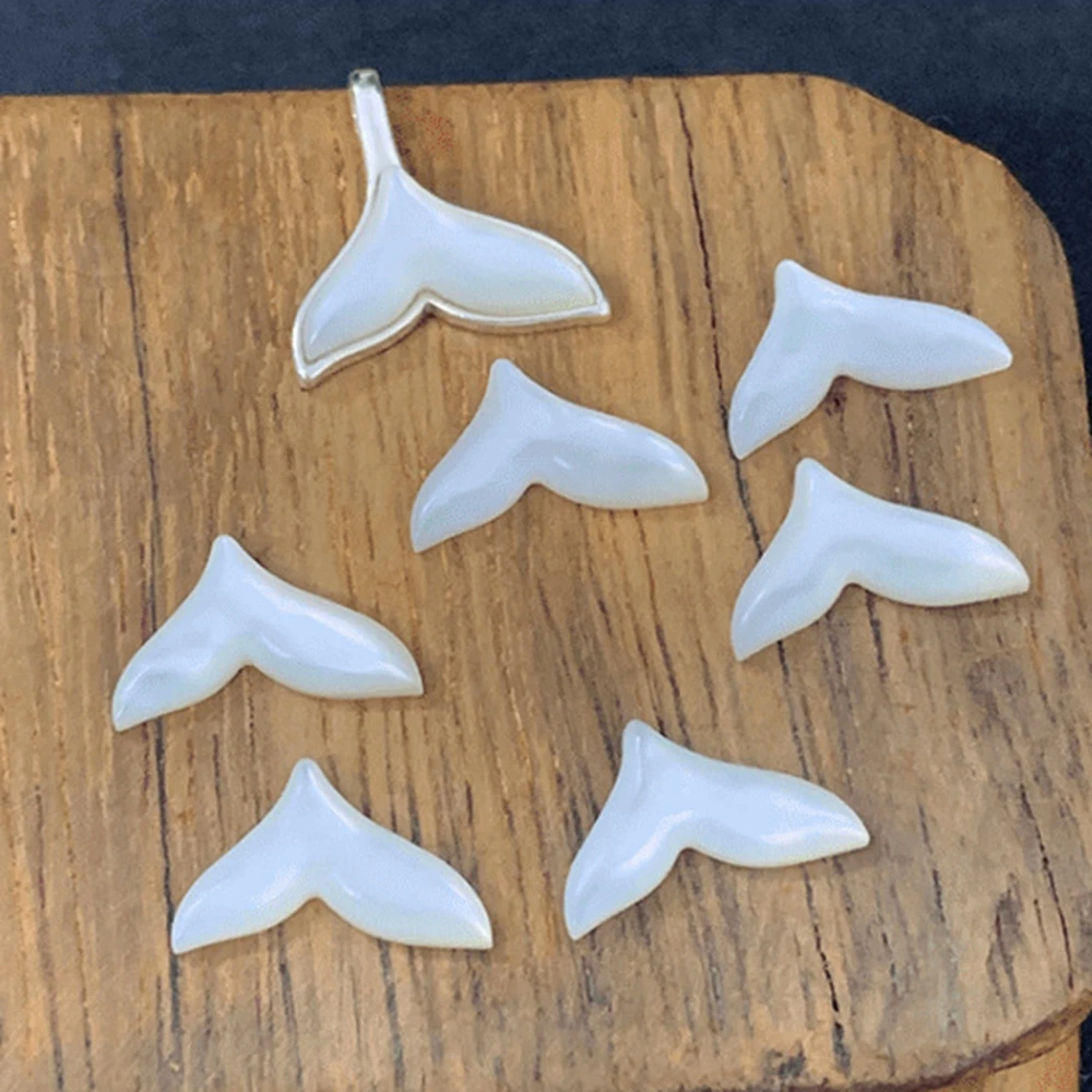 New Mermaid Tail White Mother Of Pearl Loose Gemstone Natural White Butterfly Shell Pearl Beads DIY Jewelry Making
