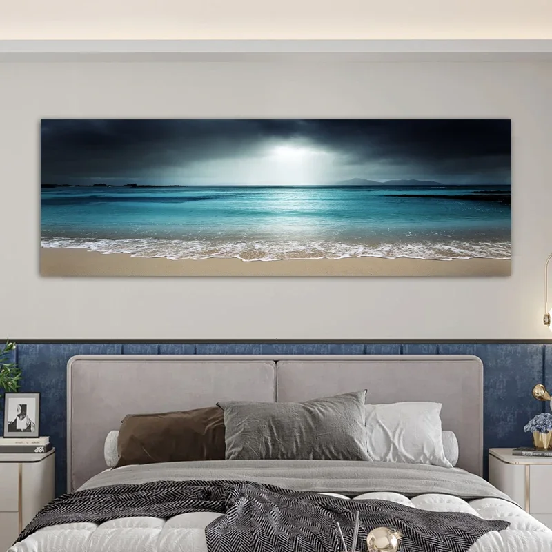 Large Nature Ocean Cloud Diamond Painting New 2024 5D Diy Full Square Round Landscape Beach Sunset Diamond Mosaic Embroidery