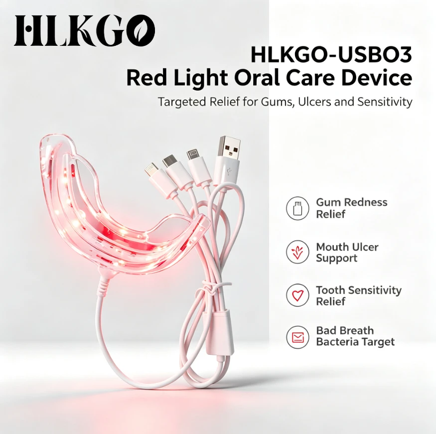 Teeth Whitening – 3in1 16 Lights Blue Lamp, Portable USB Rechargeable Device for Oral Care Use