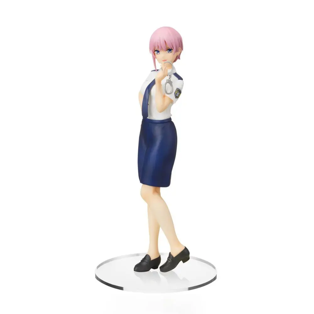 19cm The Quintessential Quintuplets Anime Figure Nakano Ichika Standing Position Holding Handcuffs Anime Model Toy