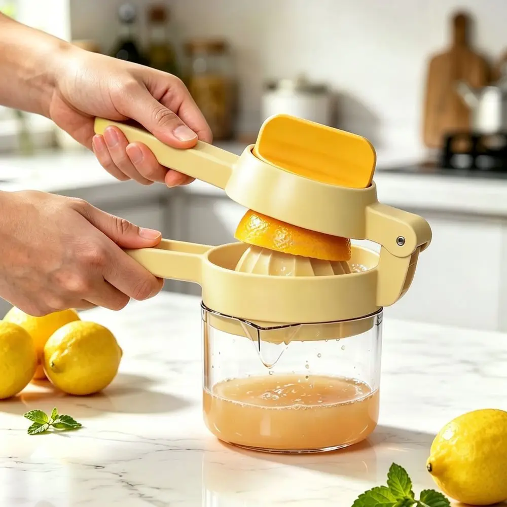 Kitchen Manual Citrus Press Juicer Tool Hand Operated Fruit Squeezer Household Extractor Portable Compact Design Gadget