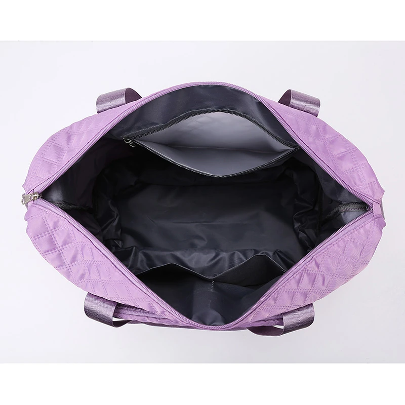 2024 Large Capacity Travel Dufffle Bag for Women Foldable Storage Bag Dry Wet Separation Training Fitnessbag Gym Storage Bag