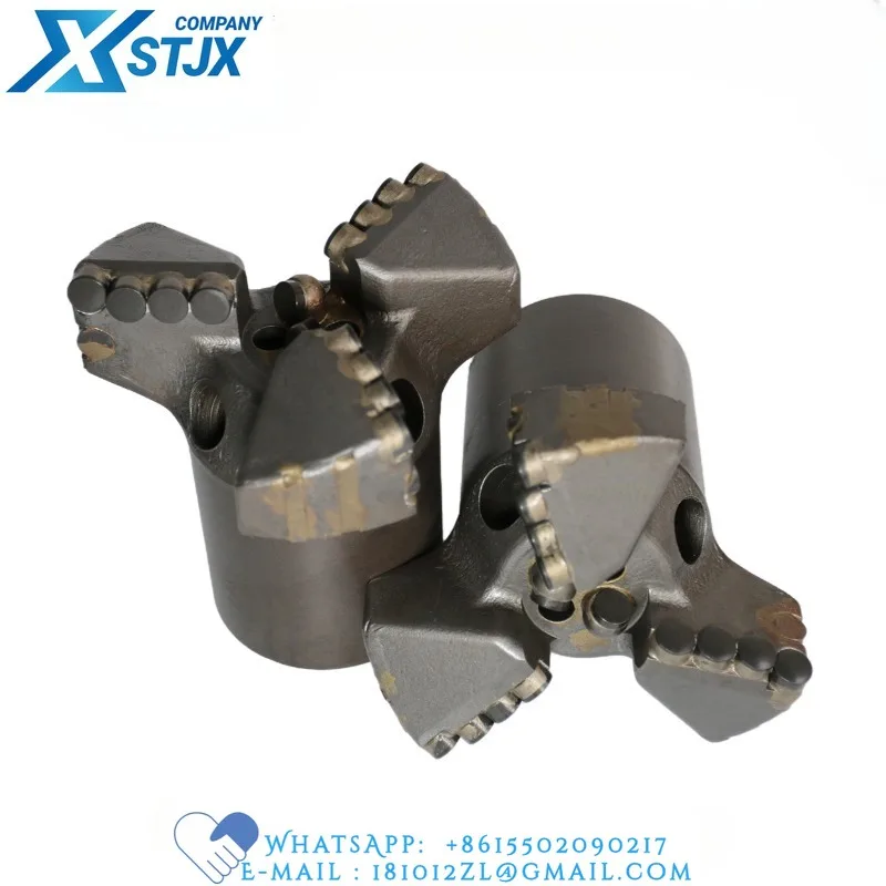 3 wing concave non coring scraper composite rock bit