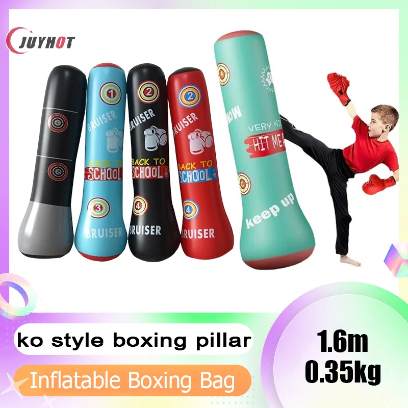 Punching Boxing Bag Muay Thai Fight Boxing Sack Training Pressure Relief Exercise Inflatable Sandbag Fitness Equipment