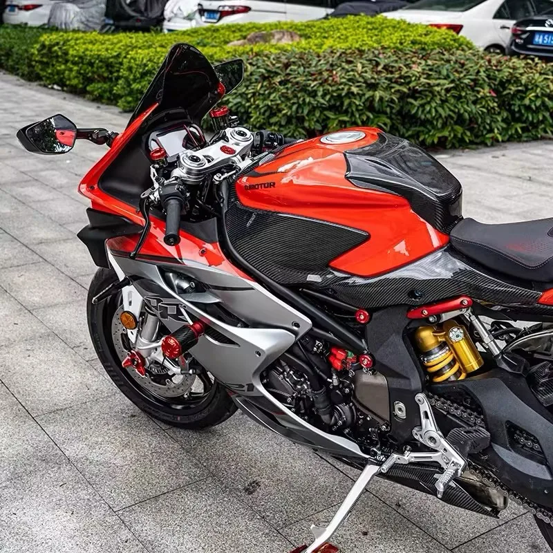 Fit For QJMOTOR SRK921RR Motorcycle Modified Raised Fuel Tank Cover Racing Tank Fairing Upgrade Accessories