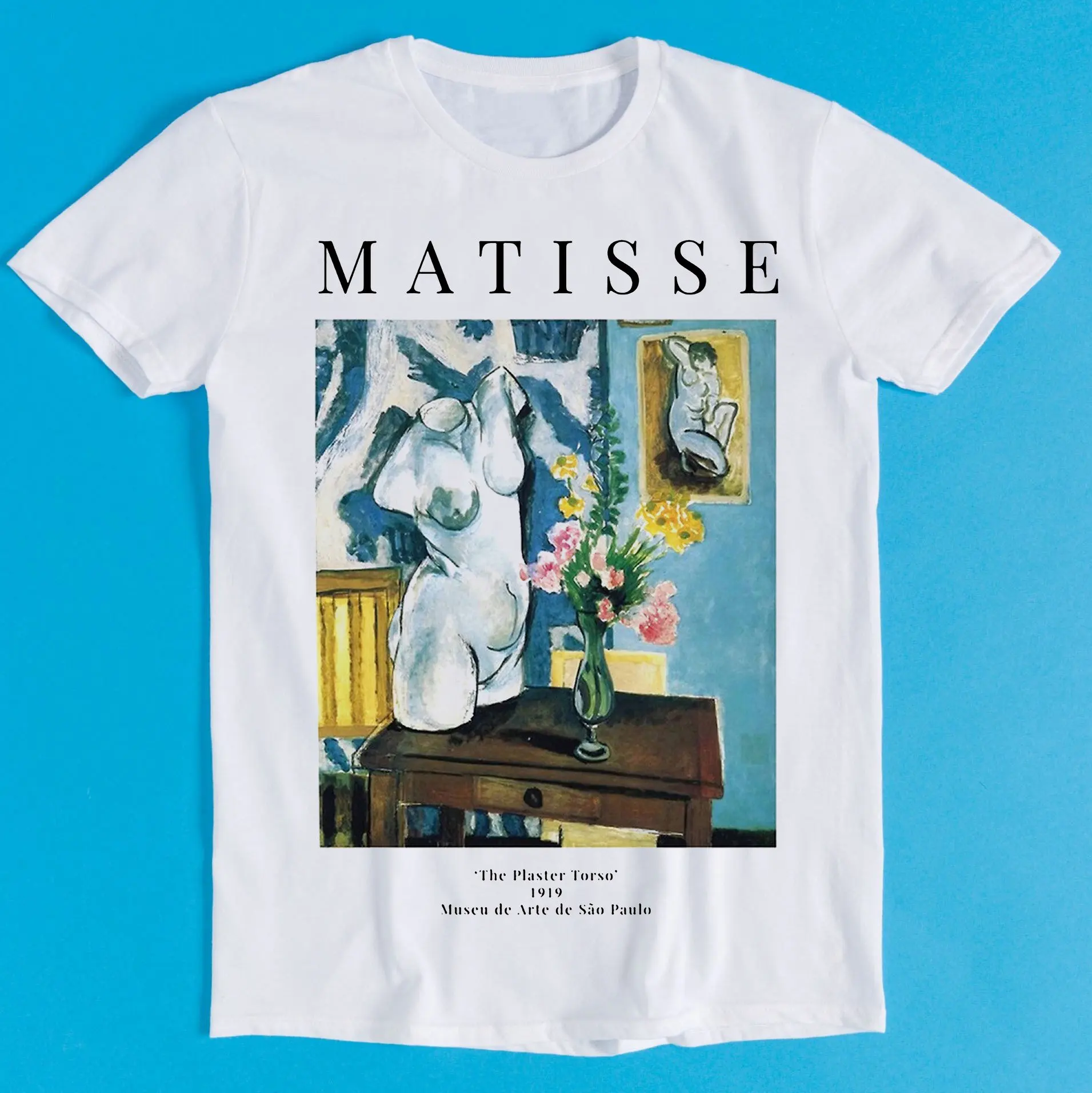 Henri Matisse The Plaster Torso Paint Retro Funny Art Drawing Gamer Anime Cult Meme Movie Music T Shirt K1116