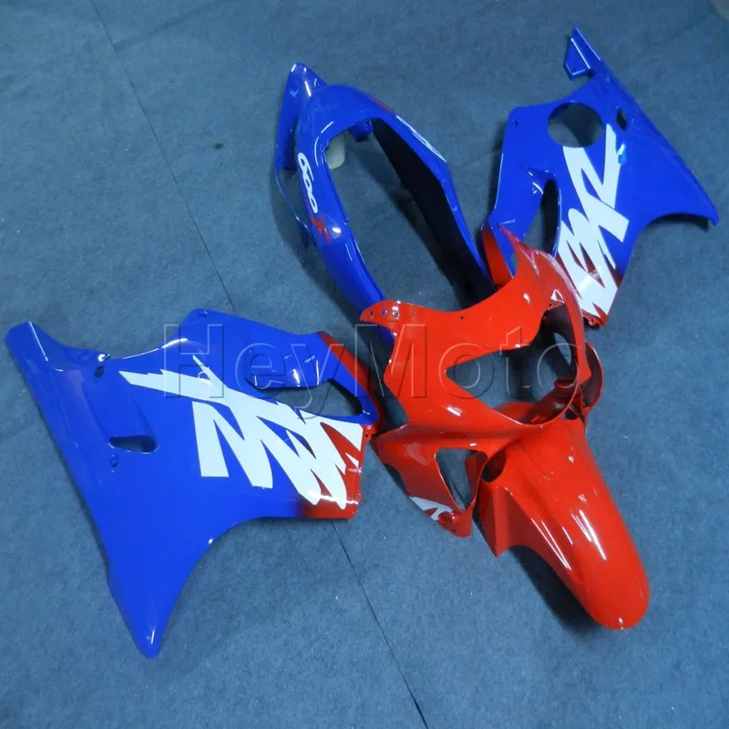 

ABS fairing for CBR600F4 1999 2000 red blue CBR 600 F4 99 00 motorcycle cowl Injection mold