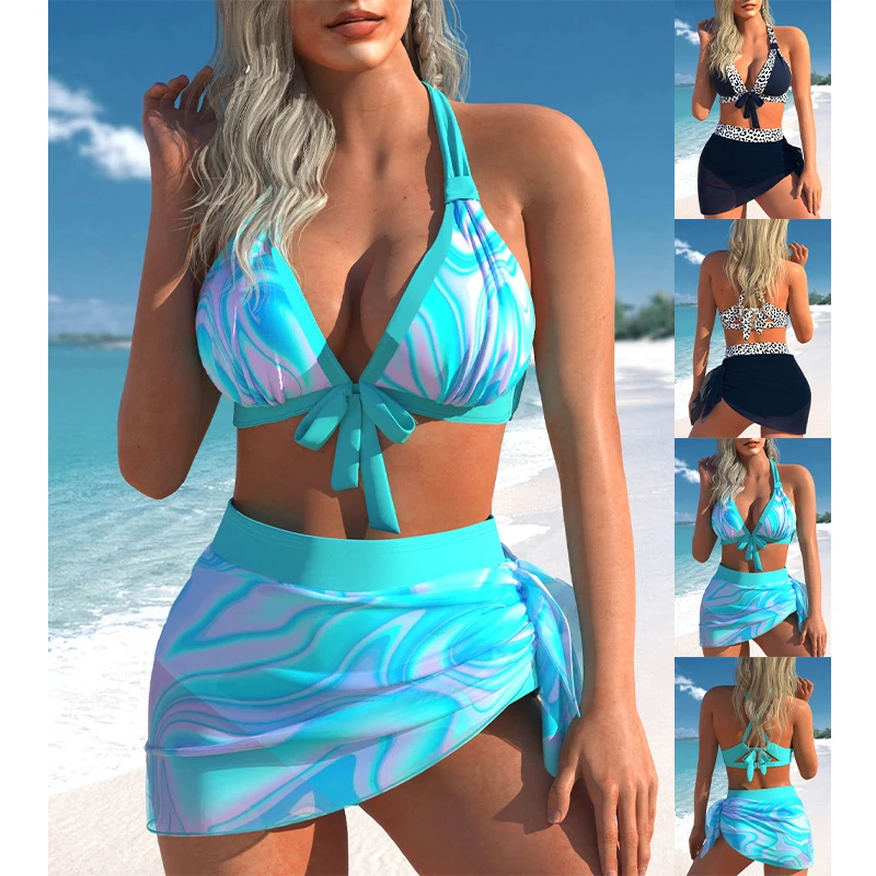 2023 New Dress Bikini Sexy Beach Swimwear Set Women\'s Summer Swimwear Bikini Set Swimwear Women\'s Fashion Beach Swimwear