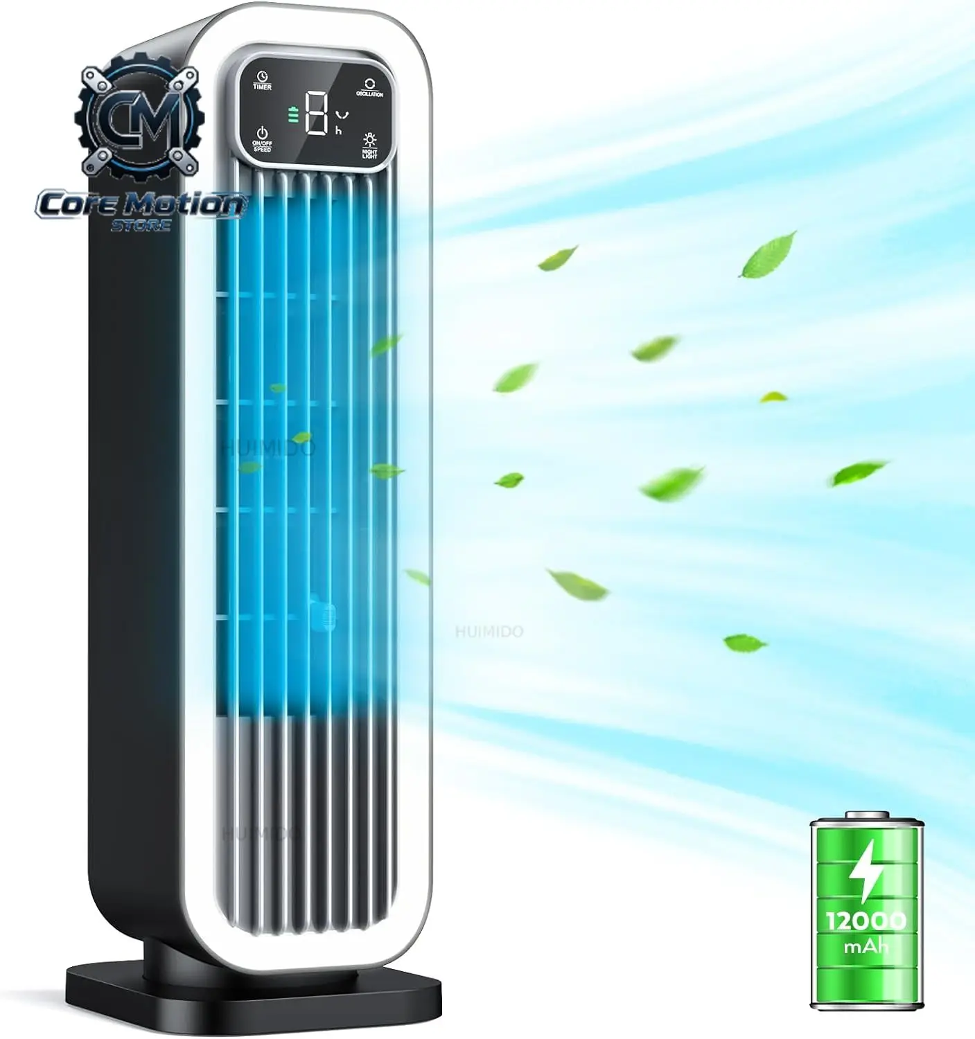 Portable Air Conditioner 12000BTU, Inverter Mini Split AC with Remote Control, 3-in-1 Cooling/Dehumidifier/Fan for Room Office