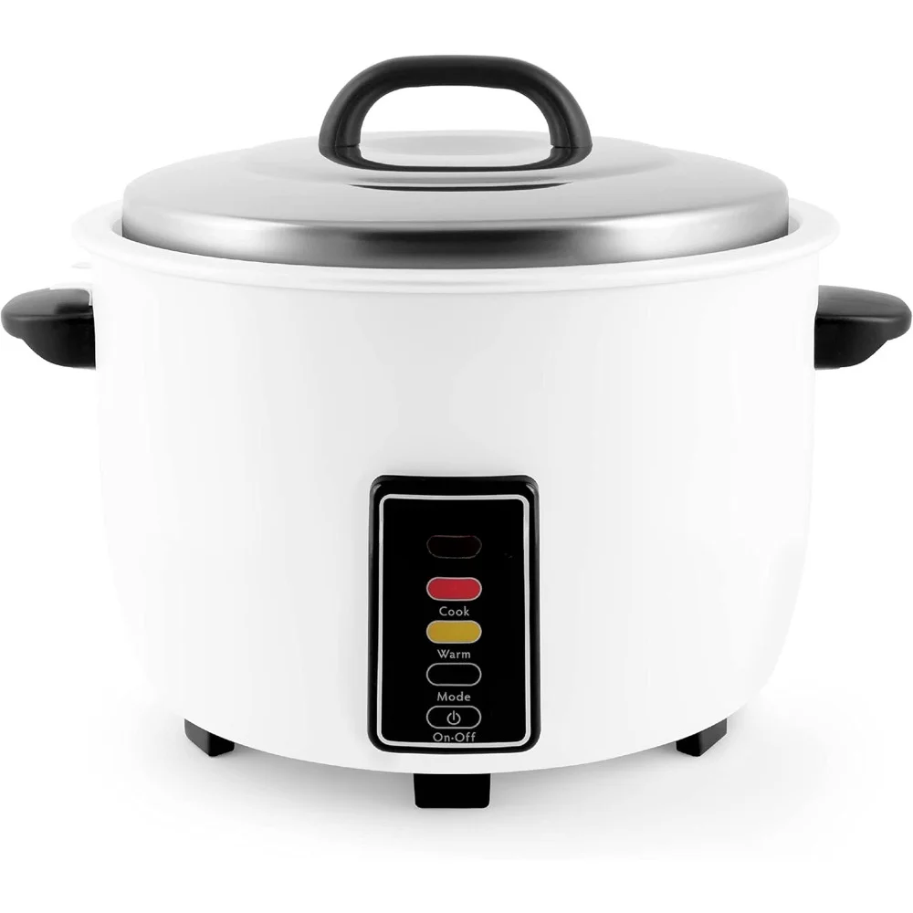 

HAOYUNMA Housewares 60-Cup (Cooked) (30-Cup UNCOOKED) Commercial Rice Cooker (ARC-1033E),White
