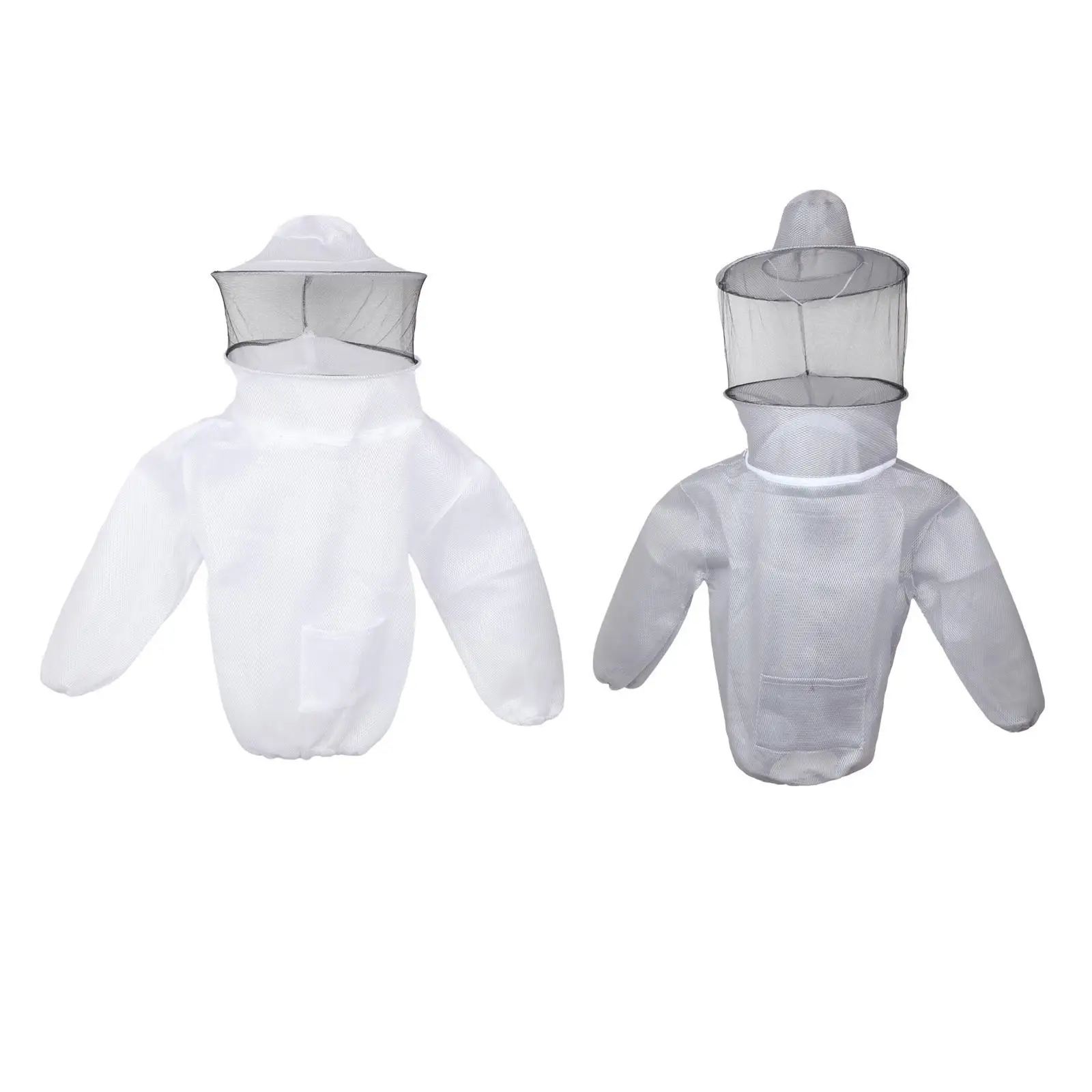 Beekeeping Jacket Breathable Outdoor Protective Comfortable Professional Beekeeper Jacket with Veiled Hat Beekeeper Equipment