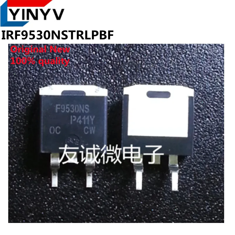 10-50Pcs IRF9530NSTRLPBF F9530NS TO-263 IRF9530NSPBF IRF9530NS Trans MOSFET P-CH Si 100V 14A 3-Pin(2+Tab) D2PAK T/R 100% new