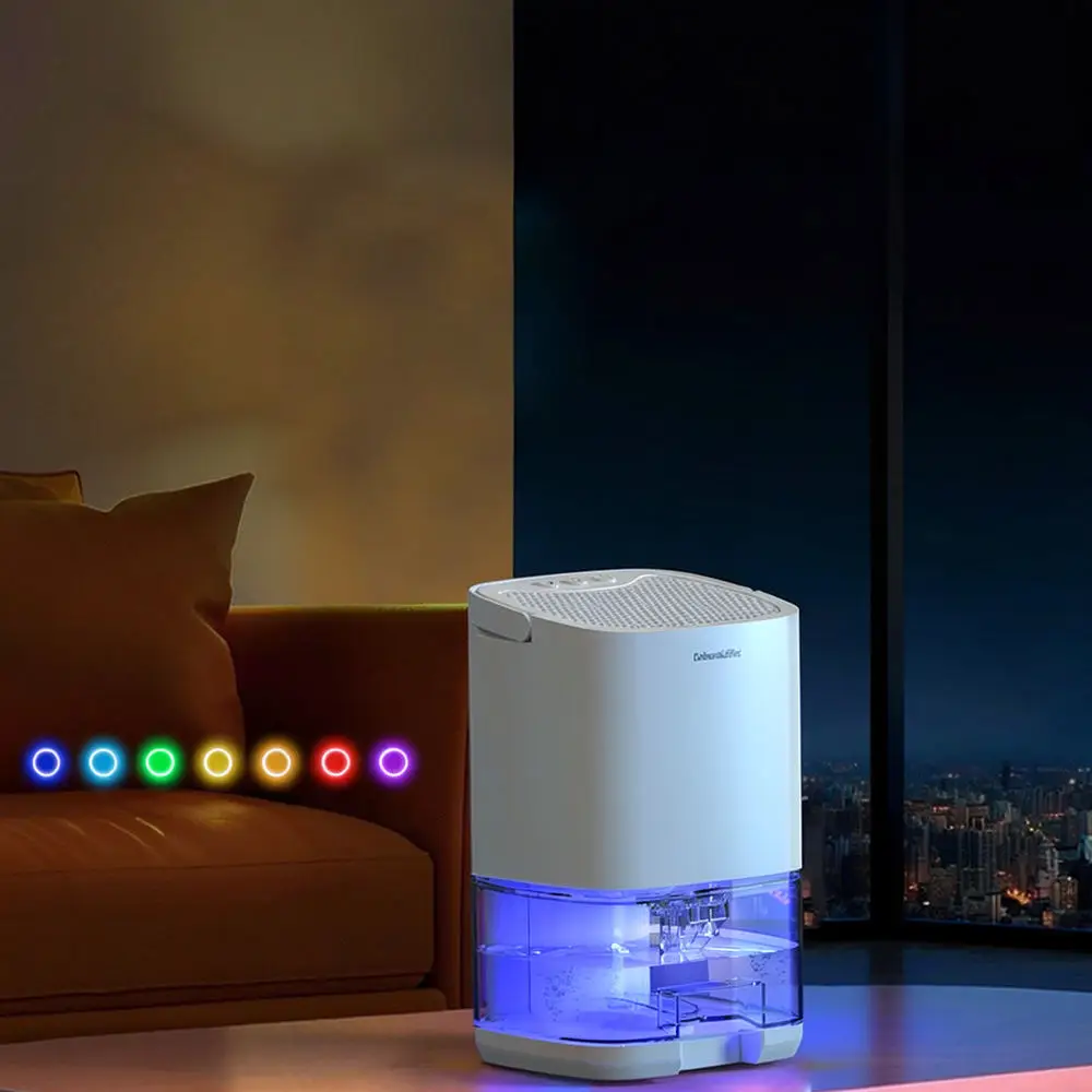 Compact Household Dehumidifier Portable Air Dryer Moisture Absorber For Closet Bathroom Storage Quiet Electric Device