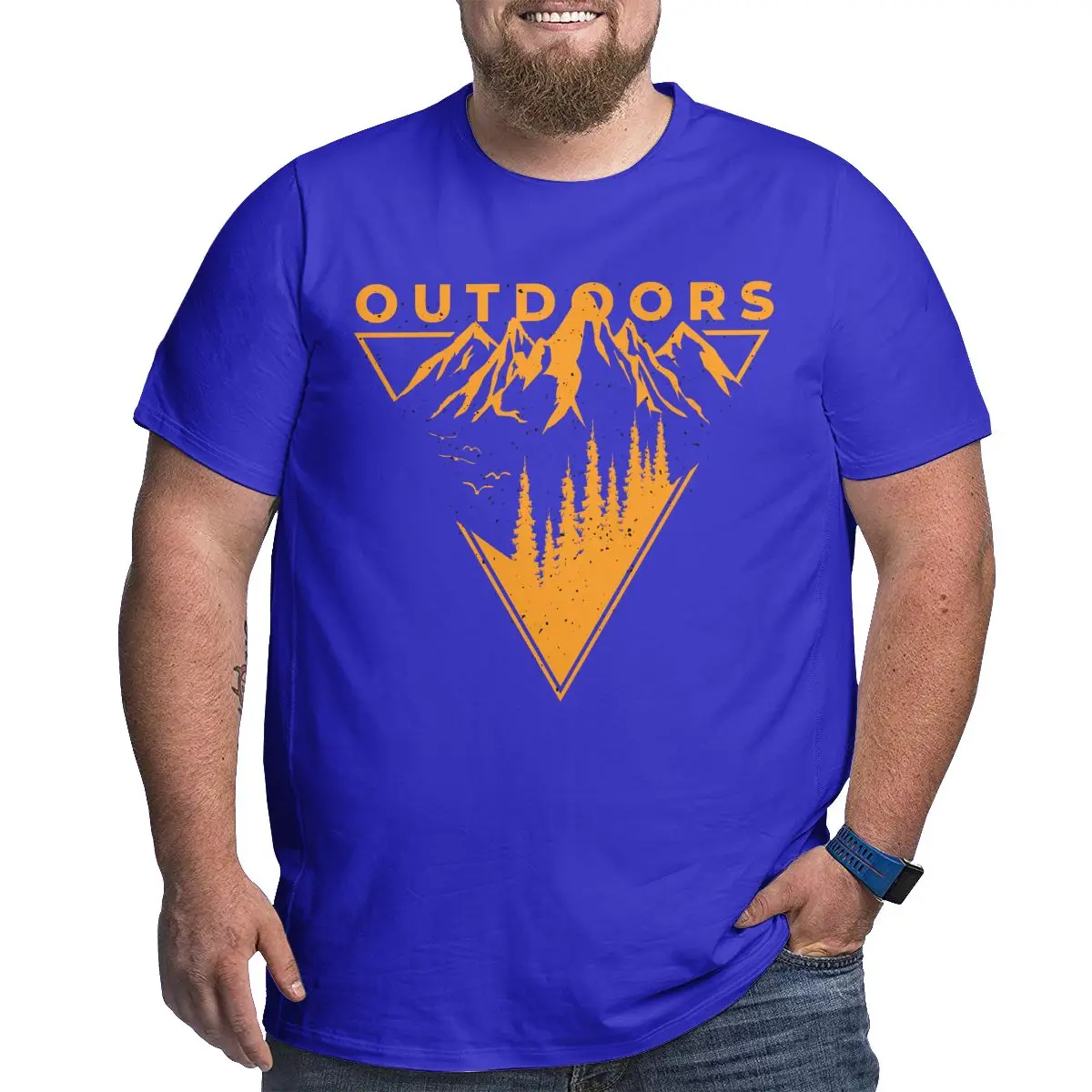 

Vintage Summer 2025 Graphic T Shirts for Big and Tall Man Plus Size T-shirts Cotton Short Sleeve Top Tees XL-6XL