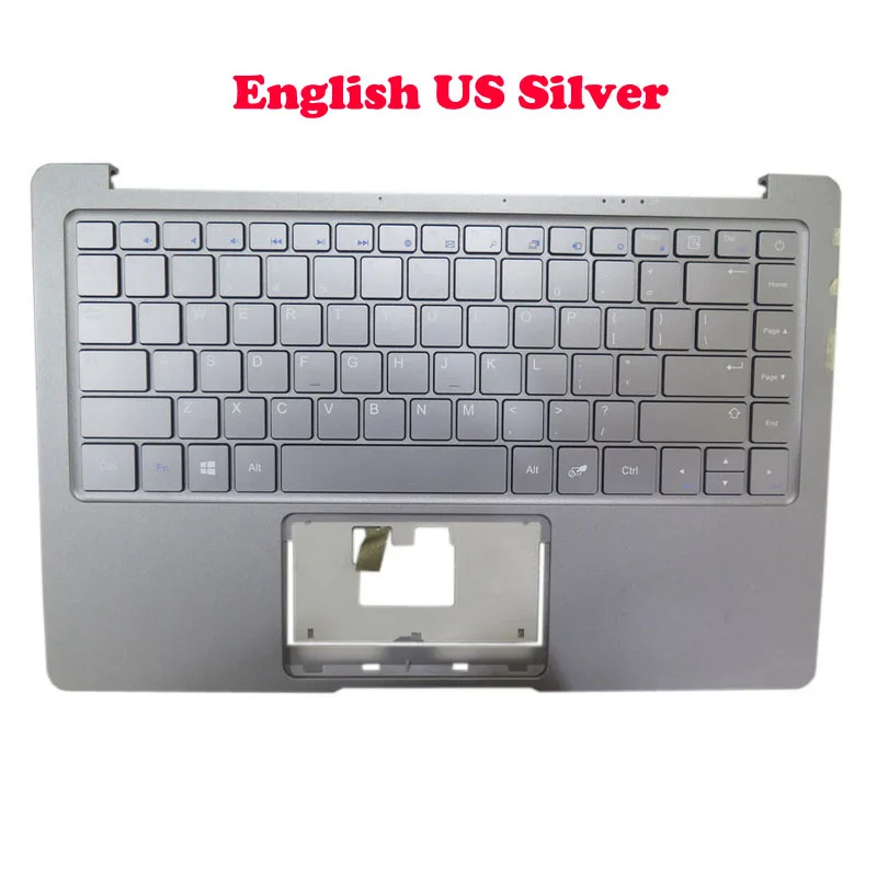 Laptop Replacement PalmRest& GR Keyboard For Jumper For EZbook X3 JPA10 English US Belgium BE Italy IT German GR Swiss SW Silver