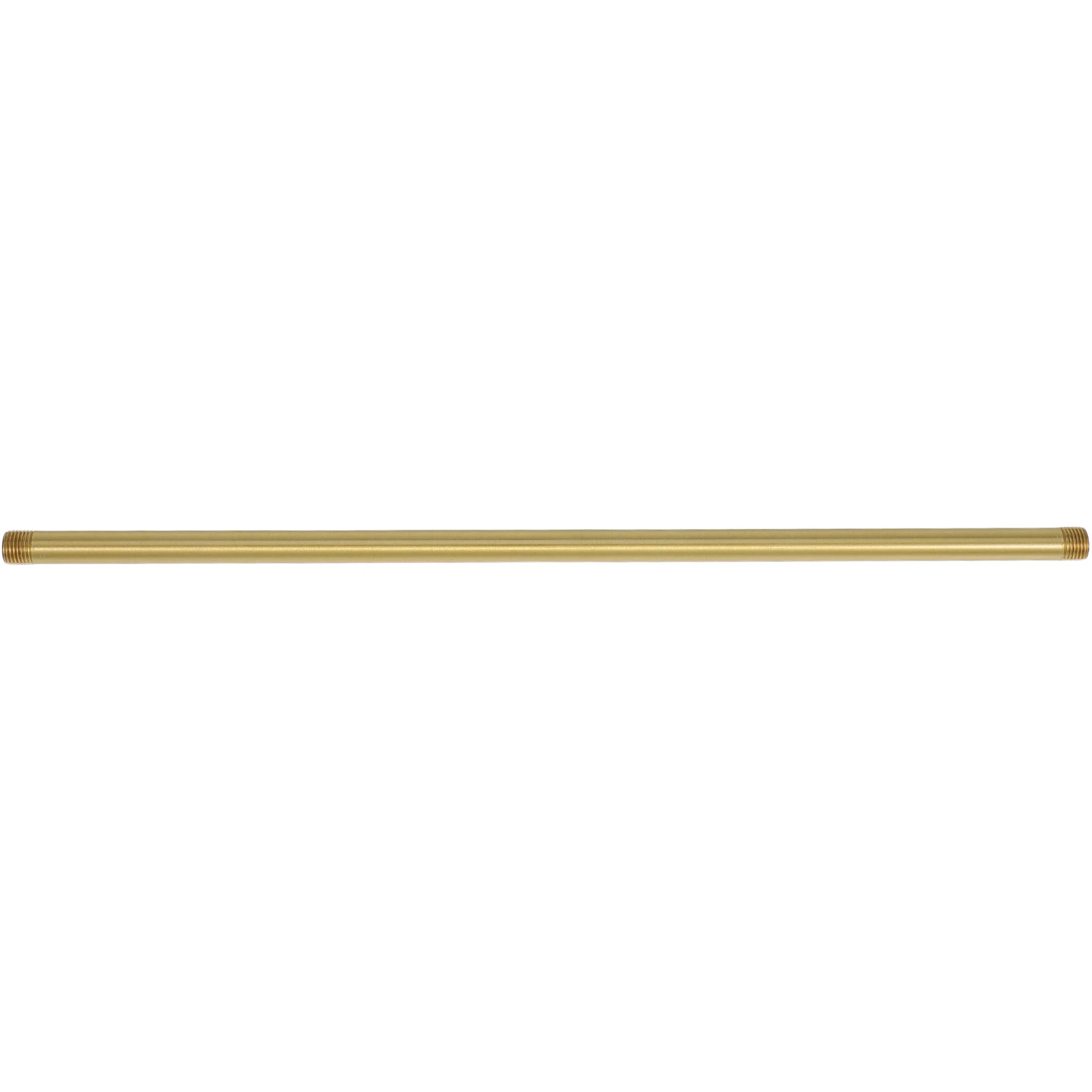 

Long Brass Nipple Pipe Polished Brass Threaded Rod M10 300mm Durable Lamp Fixture Connector for DIY Lighting Projects Lighting