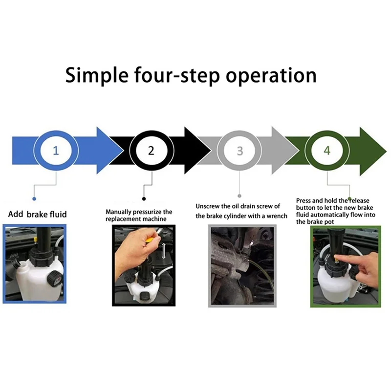Car Brake Fluid Changer 3L Gearbox Oil Change System Transmission Oil Change Pump System-AU62