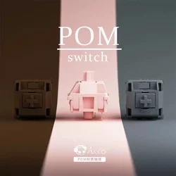AKKO CS POM Switch Pink Brown Silver Full POM 3 Pin Linear tactile 40g 43g 45g Mechanical keyboard Switches Gaming Custom Switch