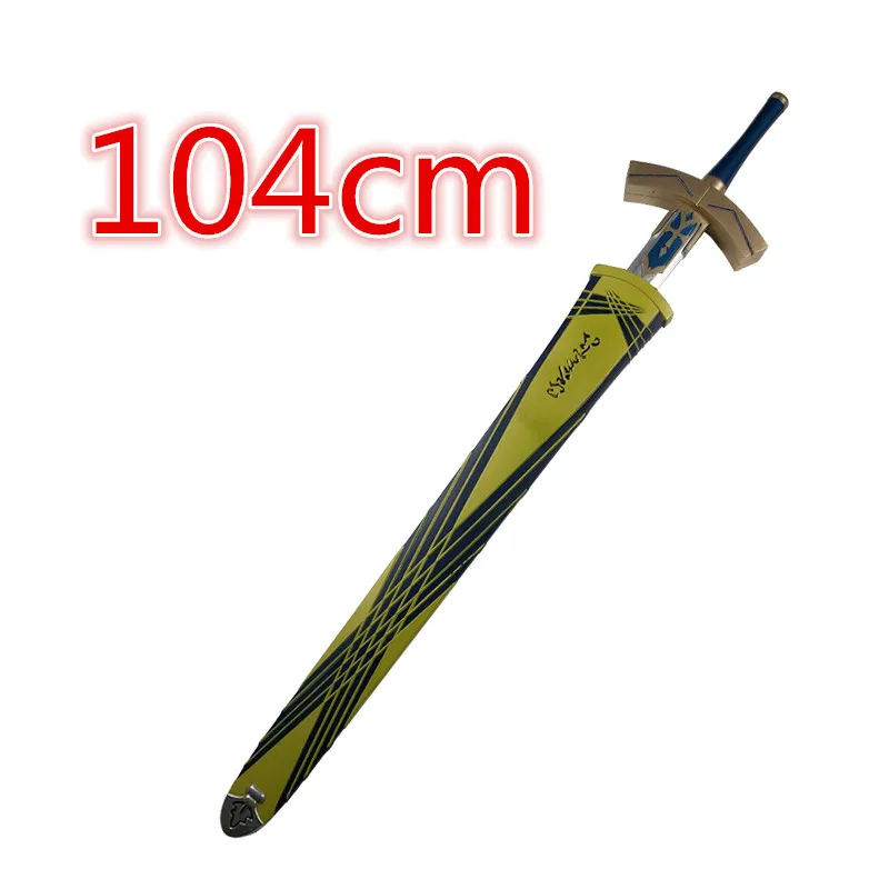  Stay Night Sword 1:1 Black Holy Sword Saber Sword Weapon The Sword in the Stone Safety PU Prop Cosplay Rubber toy