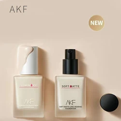 AKF Foundation High Coverage Makeup Base High Quality Professional Makeup Korean Cosmetics Concealer Luxury Product Primer 35g