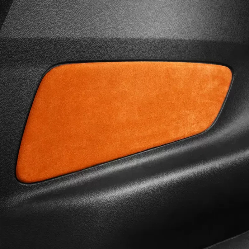 Door trim decoration rear interior door panel pasting car interior supplies For Ford Mustang 2023 2022 2020 2019 2016 2015