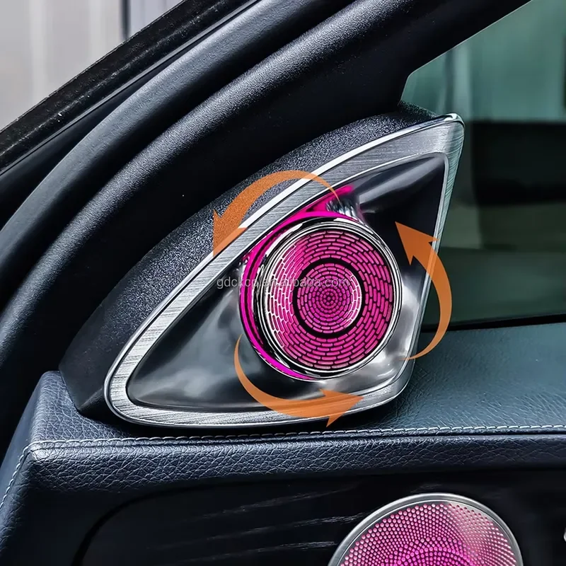 high quality New Arrivals Real Keep Turning W205 4D Rotating Tweeter for Mercedes Benz C-class 2015-2021 Continuously Rotary