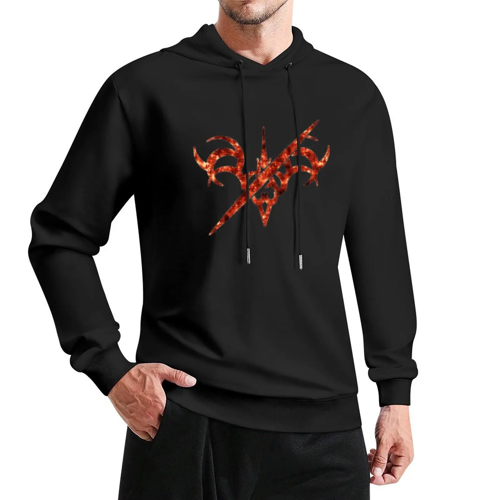 Fate Stay Night - Logo (Galaxy Design) Pullover Hoodie autumn streetwear men men's winter sweater japanese hoodie