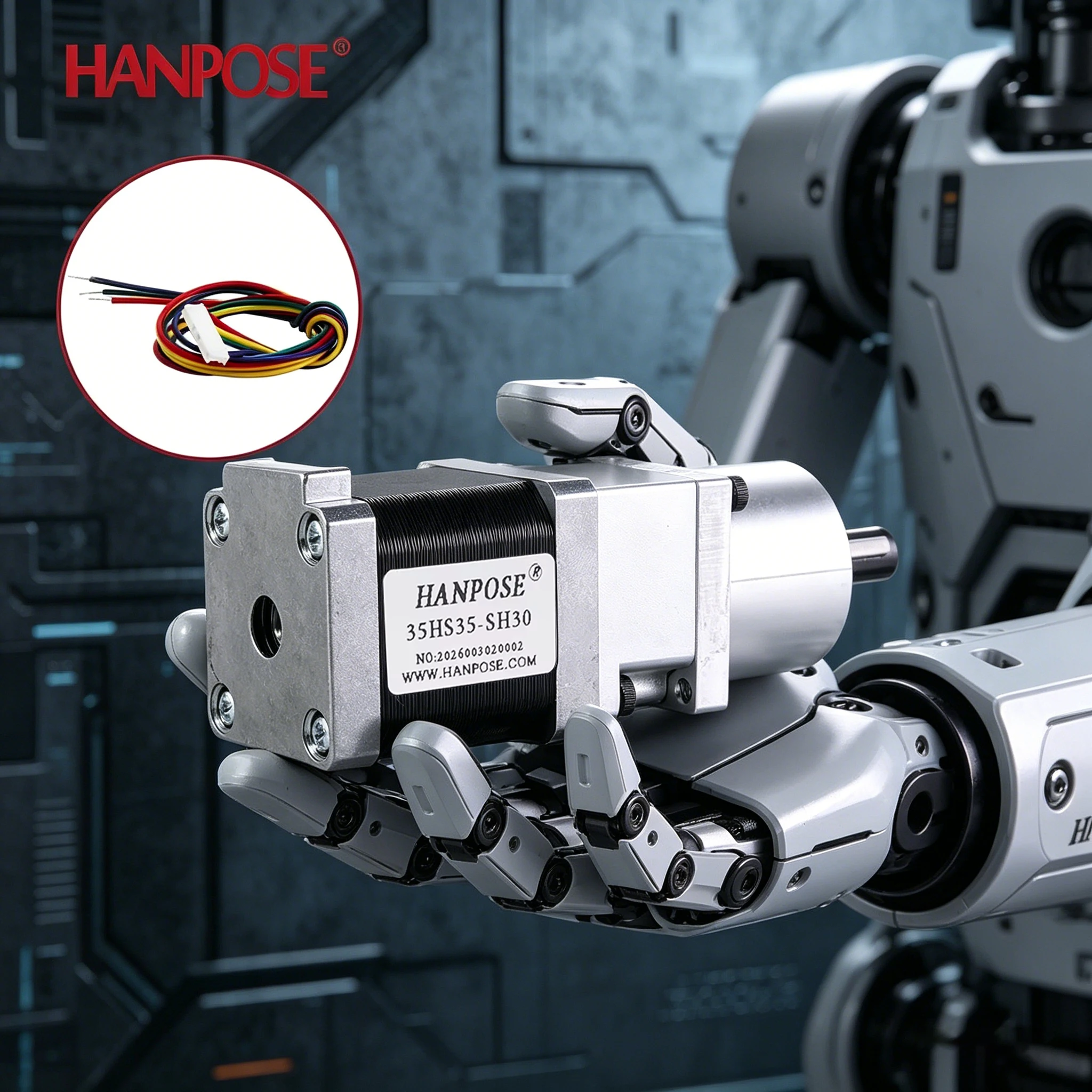 

NEMA14 35HS35-SH30 Harmonic Drive Stepper Motor, Articulated Robot, Robotic Arm, Automation Equipment