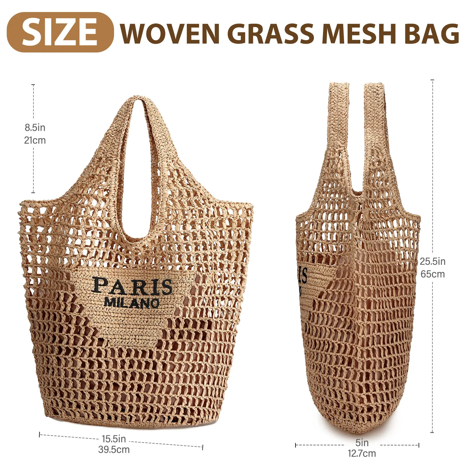 Strandtassen van stro voor vro - Women'S Bags Holiday recensie en prijs