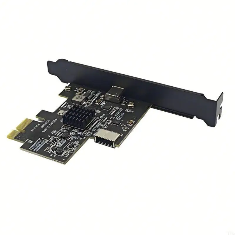 Tarjeta expansión F42D PCIE a USB3.2 Gen2 Tipo C para datos velocidad