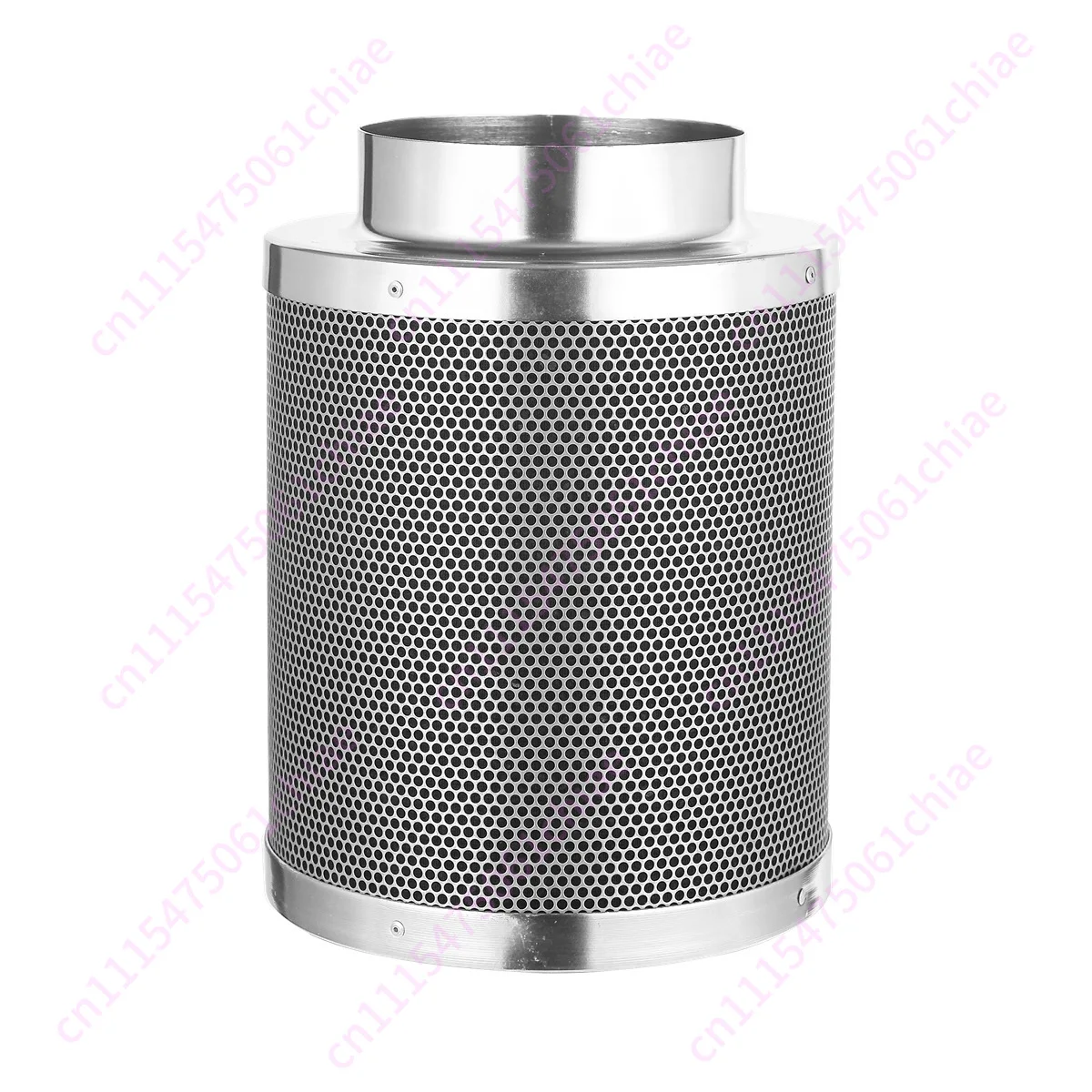 Tent Cultivation 38mm Carbon Layer 4 Inch * 300mm Silver Activated Carbon Hydroponic Filter