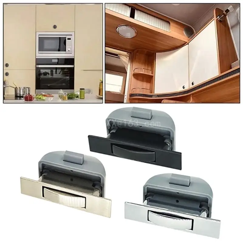 Durable Drawer Lock Full Mechanism Lock Catch Compact & Durable Lock for Motorhomes Enjoy Peace of Mind While Traveling