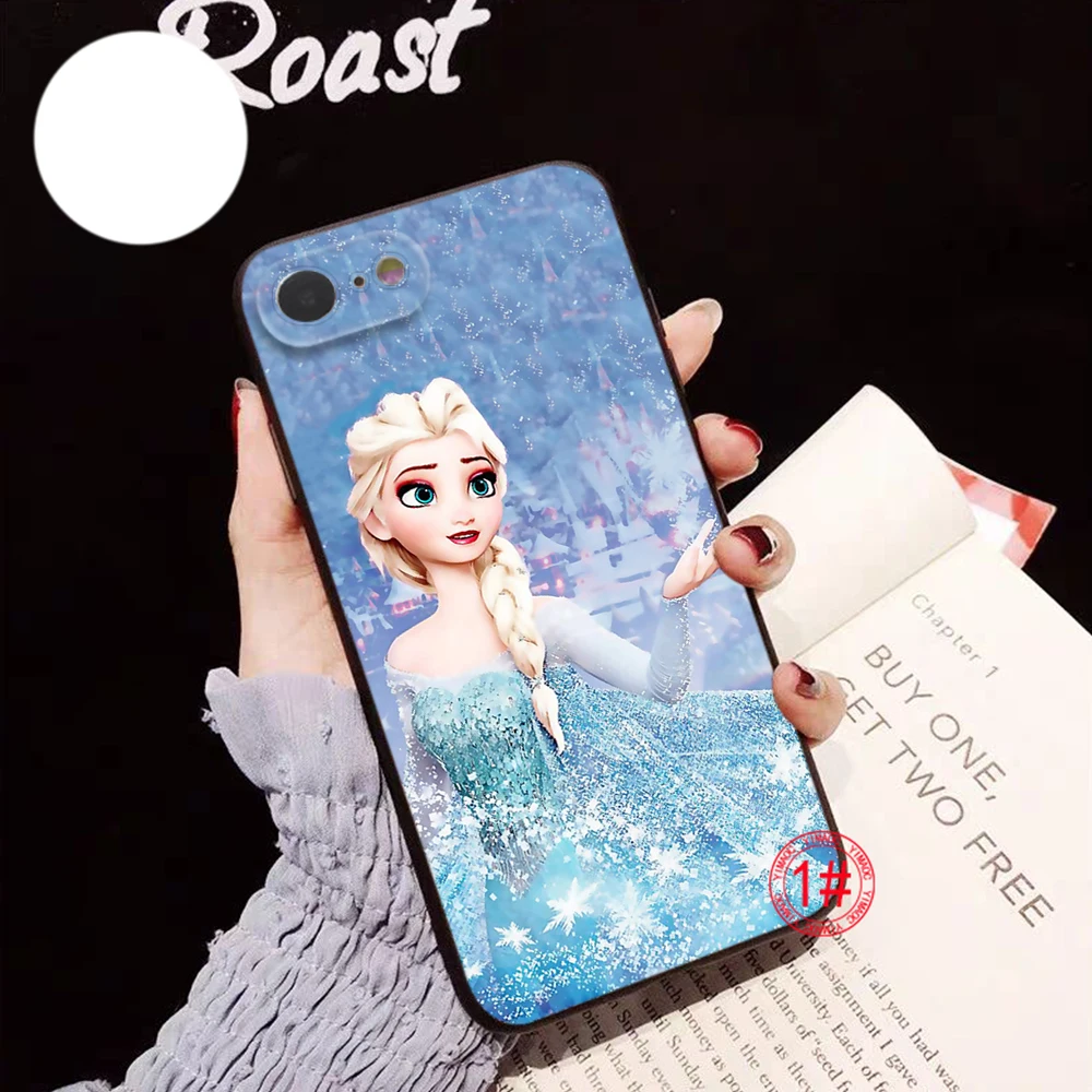 Z170 Frozen Cartoon Soft Case pour Samsung, S9, S10E, S10 Lite, S20 Ultra, S21S, S21 Fe, S22, S23, S30 Plus, Note 10, 20, M30S, M21, M31, M51