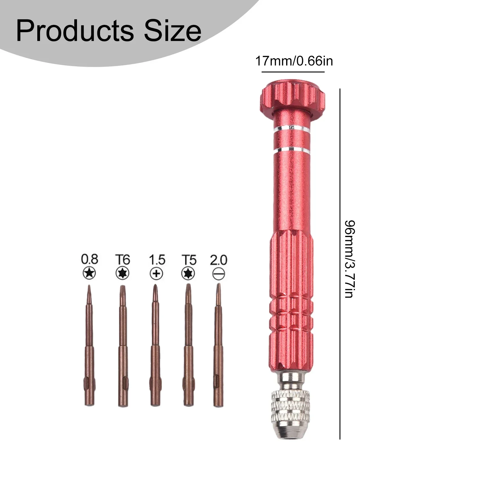 

5 In 1 Screwdriver Mobile Watch Phone Screw Cell Repair Kit 5 In 1 Screwdriver Disassemble Opening Repair Tool