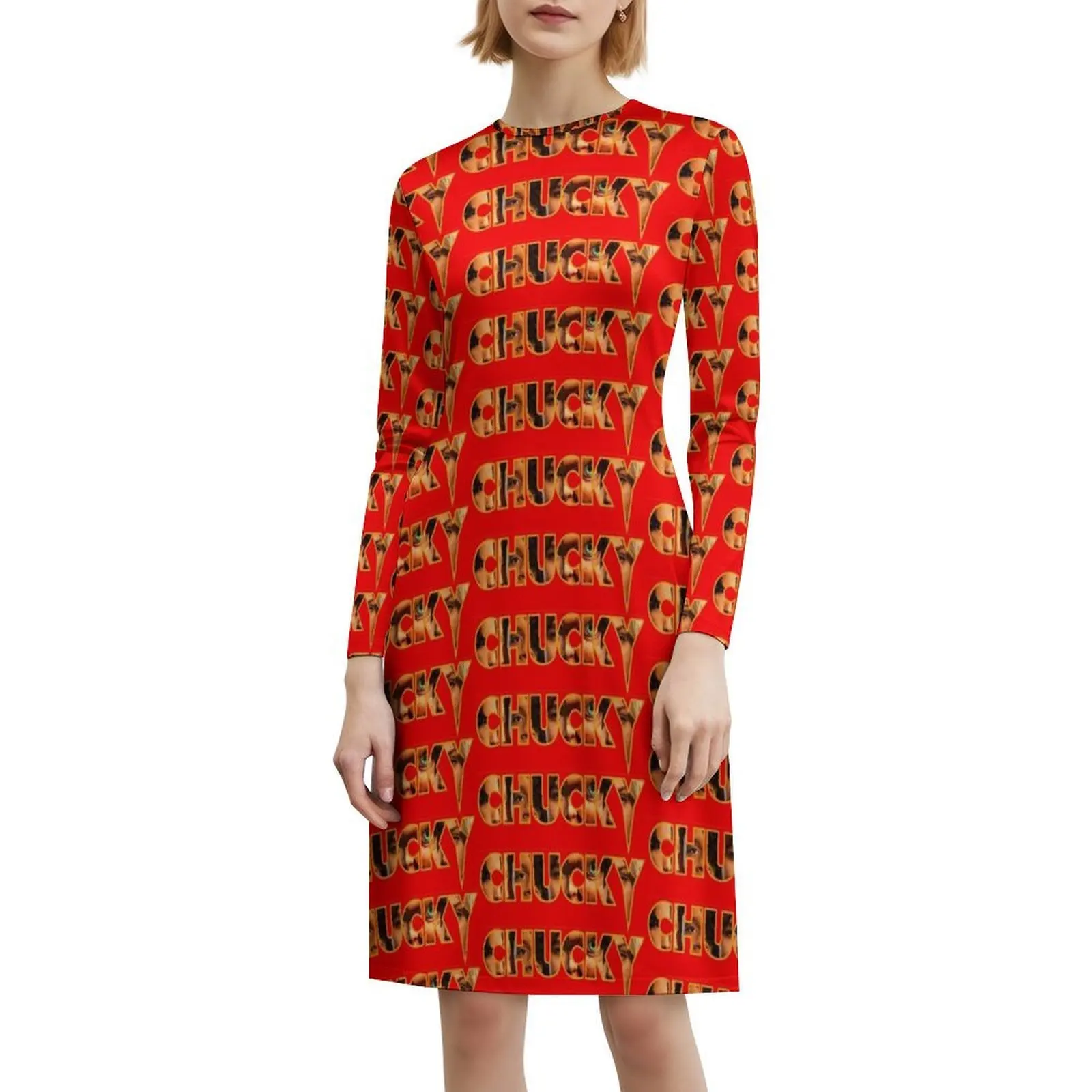 تشاكي 2021 عنوان كتلة الأزهار سموك فستان للنساء الربيع الصيف فستان كاجوال للحزب تشاكي العروس من تشاكي بذور تشاكي #6