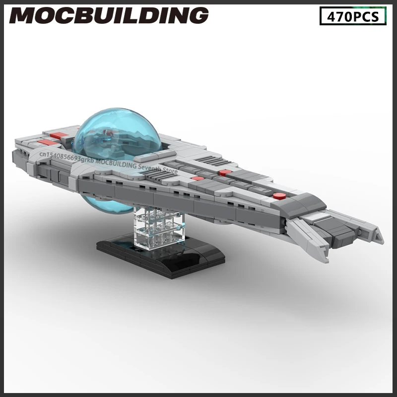 

Famous Space Movie Series Model Starships MOC Buildding Blocks DIY Assembly Bricks Creative Battle Ship Toys Collection Gifts