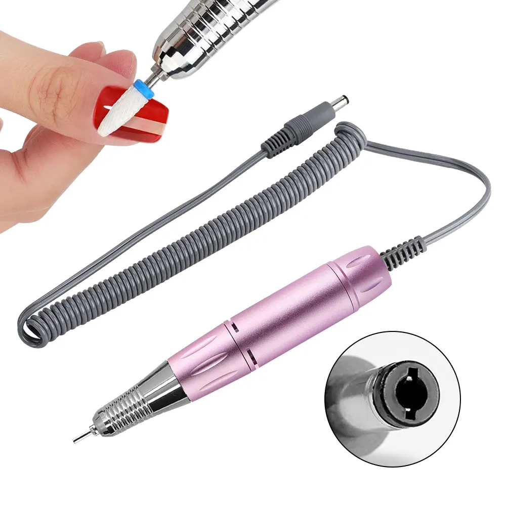 Elektrische DC nagelboor pen handvat vijl polish slijpmachine handstuk manicure pedicure tool voor nagels boormachine accessoires