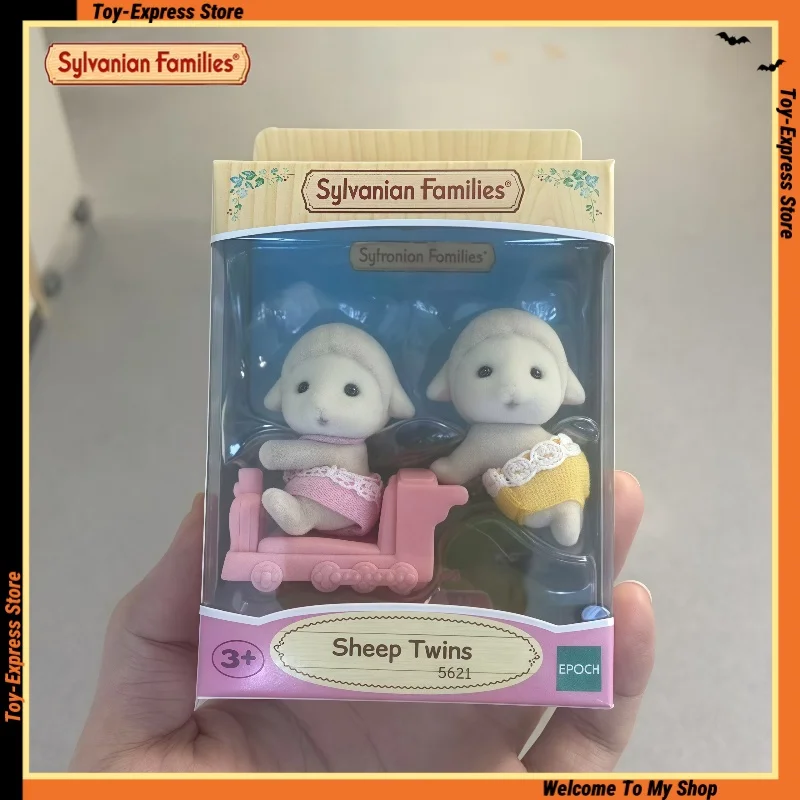 

Sylvanian Families Clothing Accessories Calico Critters Girl Kids Toys Miniature Anime Doll Sheep Twins Toys For Children Gift