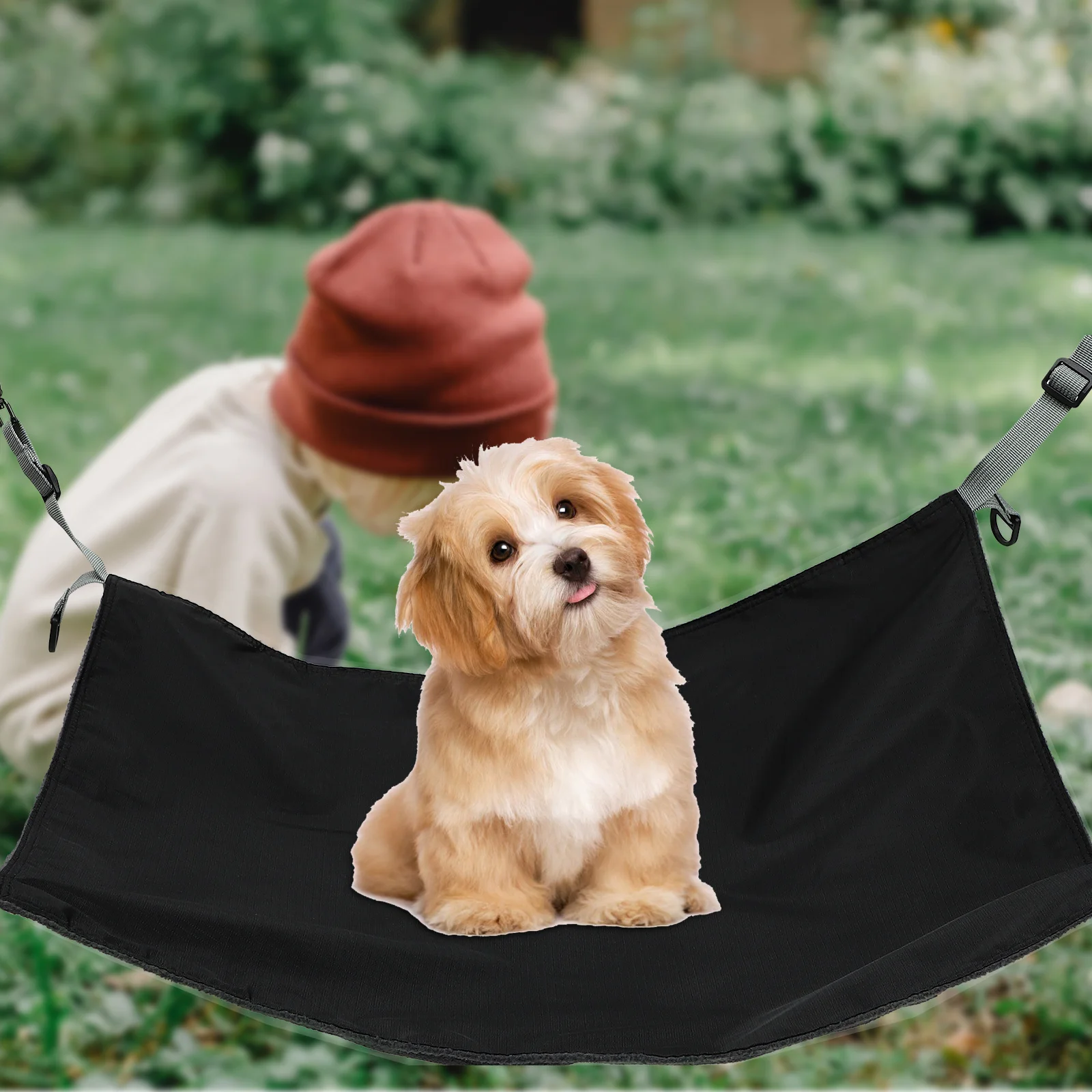 

1Pcs Waterproof Nylon Cat Hanging Hammock Comfortable Breathable Small Pet Warm Bed Resting Nest Cat Hammock Cage Hanging Bed