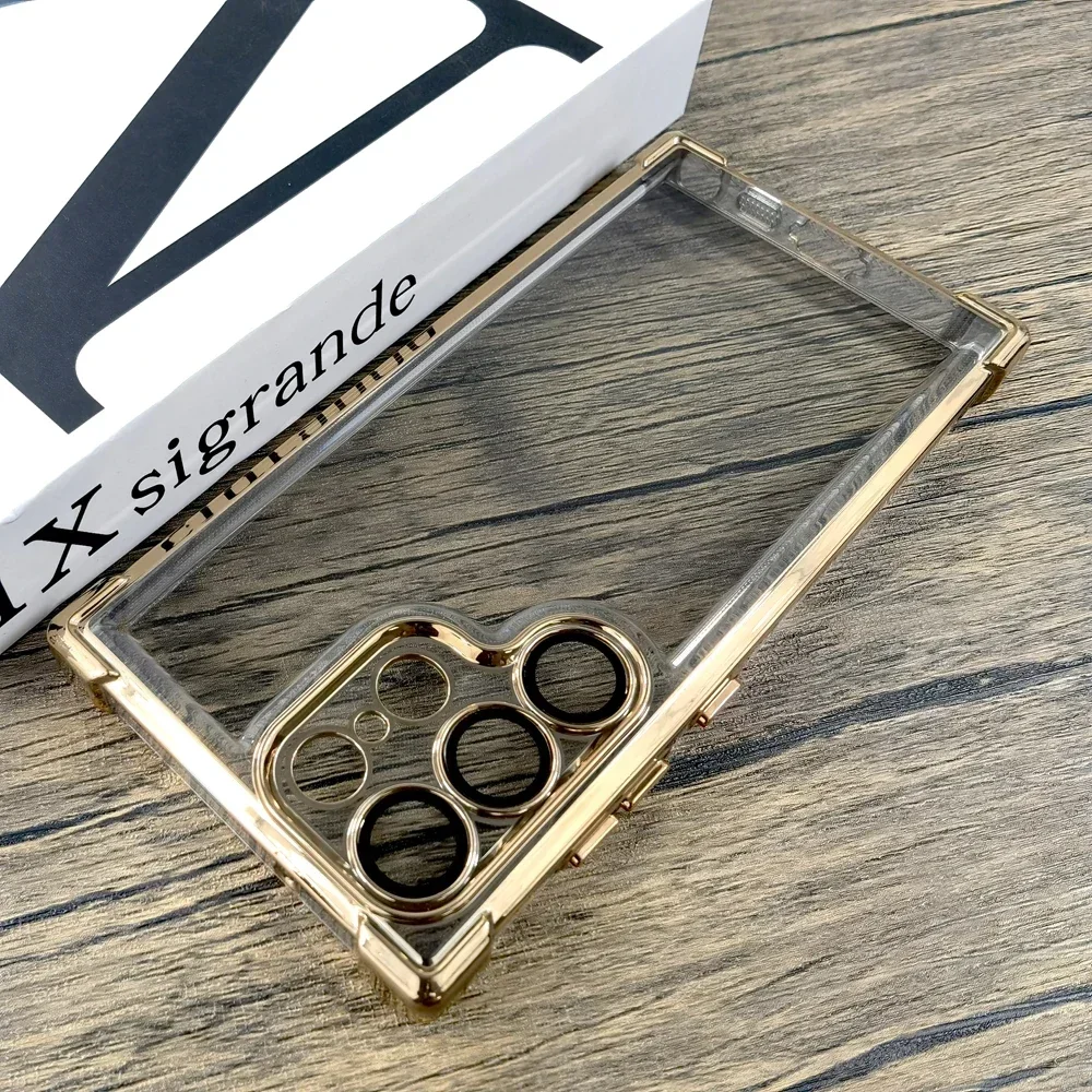 Противоударный бронированный прозрачный чехол для Samsung Galaxy S25 S24 S23 S22 Ultra Plus FE A16 A55 A15 A54 A53 A35 A25 5G Cover