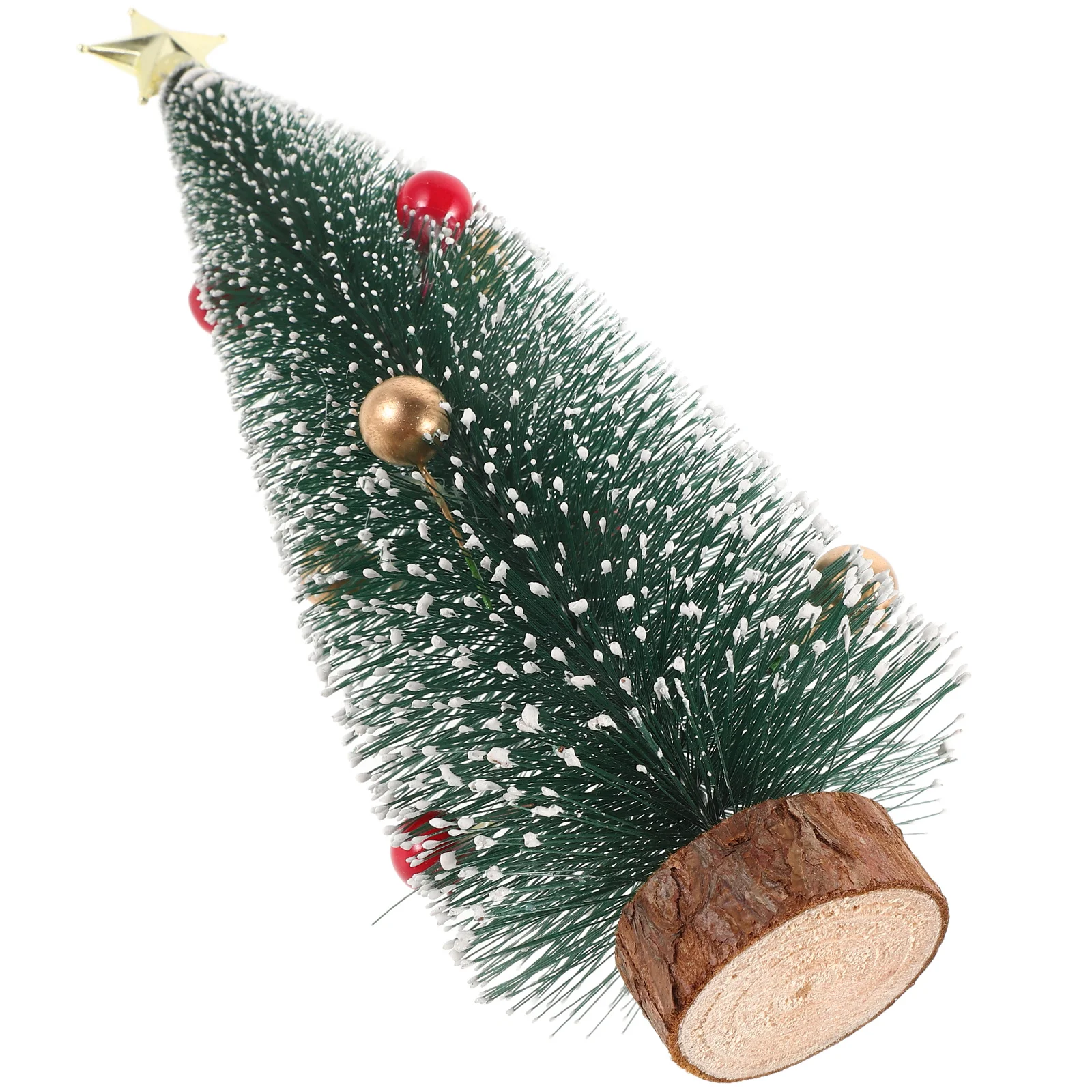 

Christmas Tree Decorations 20cm Mini Pine Needle Sisal Snow Plastic Tabletop Window Desktop Holiday Party Christmas Desktop