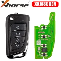 Xhorse XKM800EN Universal Flip Wire Remote Key Knife Style 4 Buttons 1 Piece
