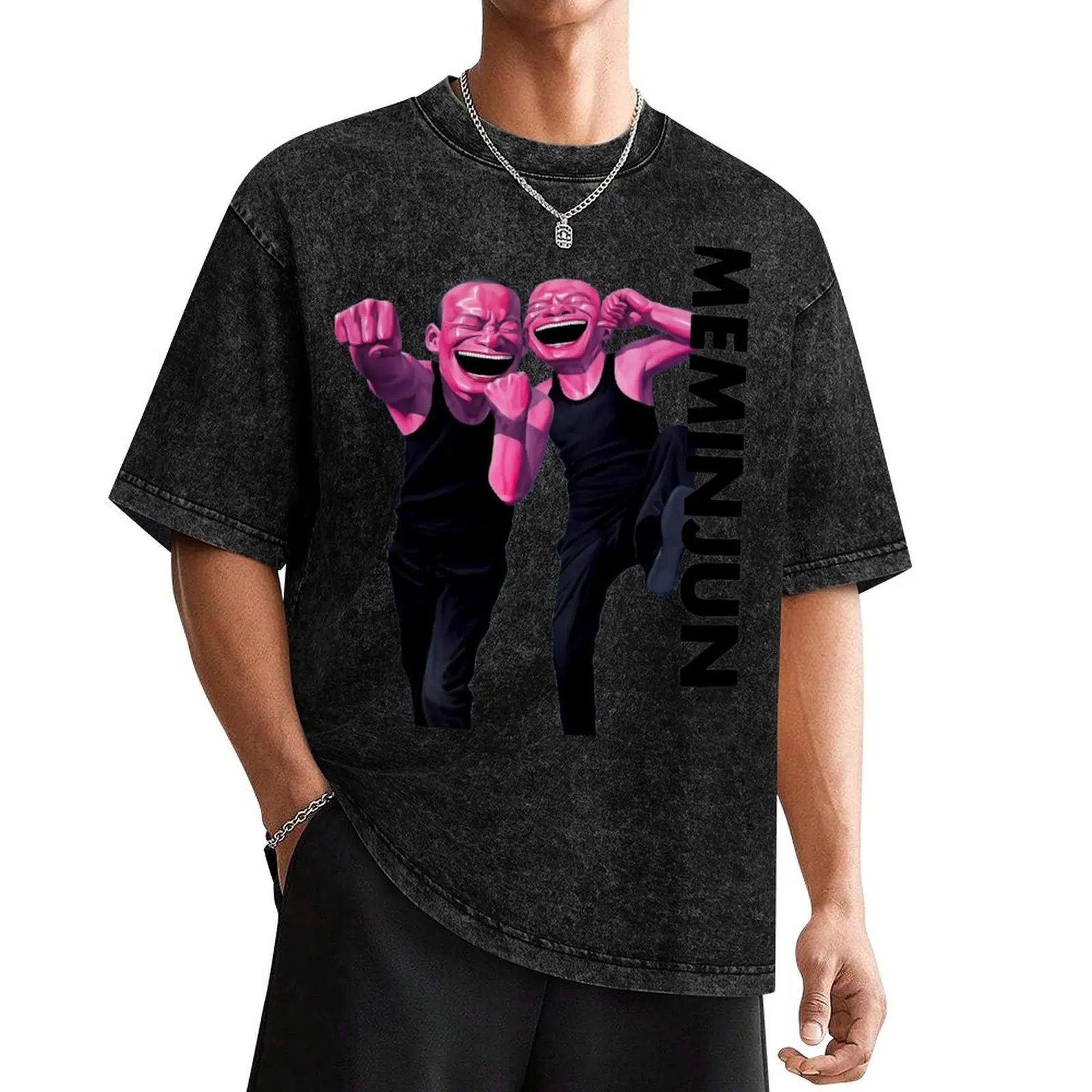 

You Minjun T-Shirt oversized graphic tee sublime summer tops mens graphic t-shirts