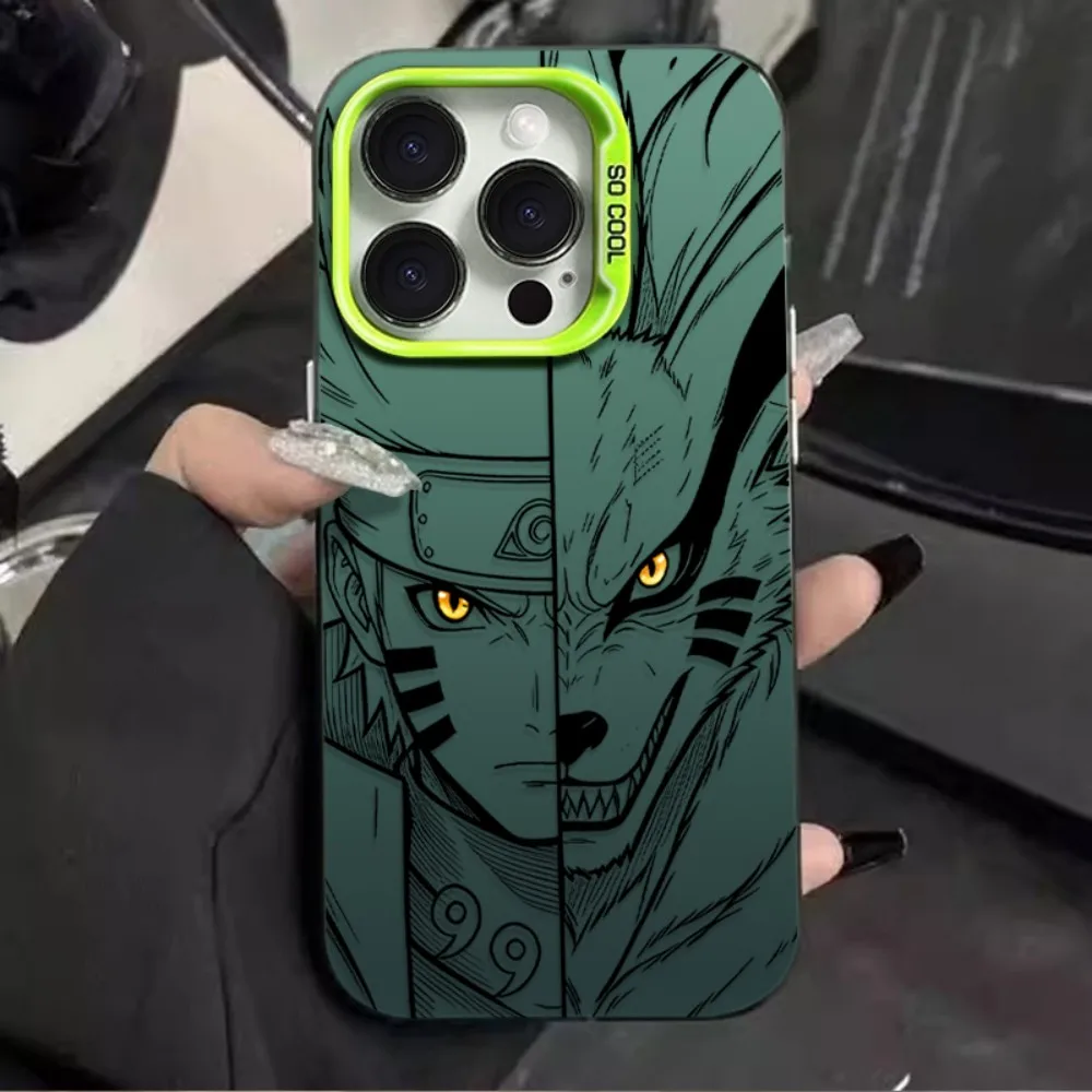 HOT Handyhülle für iPhone 18 17 17e 16e 16 15 14 13 12 11 mini Pro Max Air Plus Sturzsichere Matte NarutoS KuramaS Sasuke SusanooS – Detail 5
