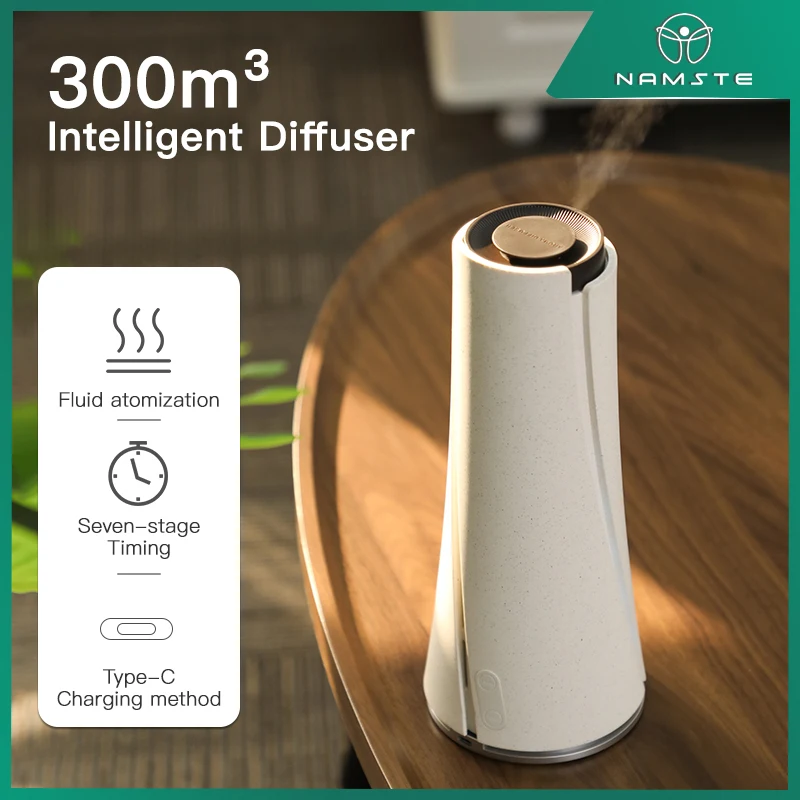 NAMSTE Essential Oil Diffuser Perfume Aromatherapy Machine Type-C Charging Bluetooth Standing Fluid Atomization Home Appliances