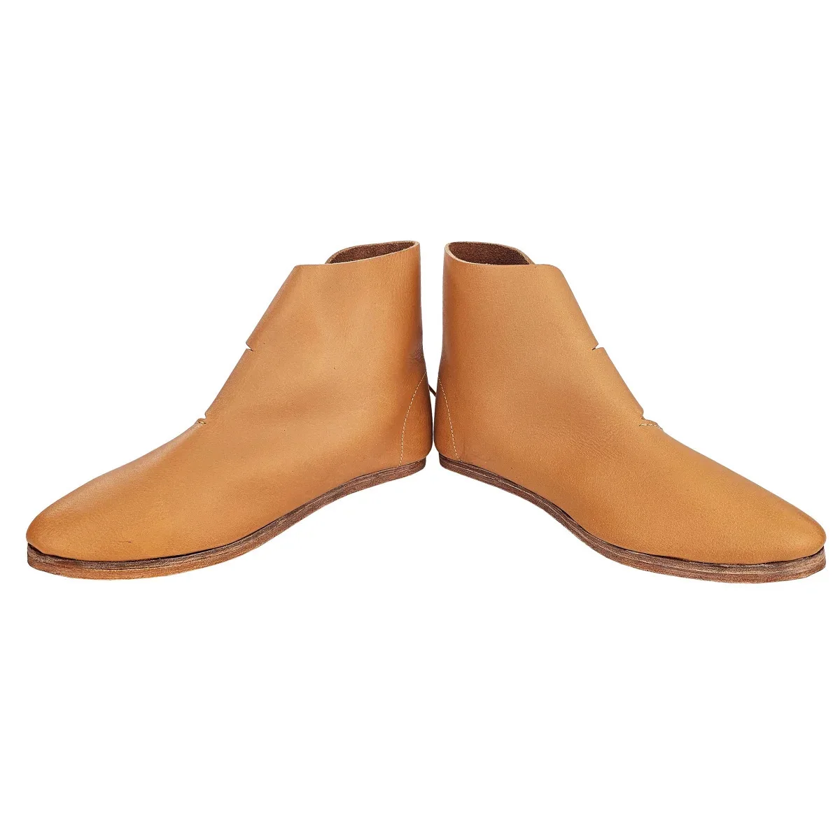 Mittelalterliche Retro-Königliche Herrenschuhe Renaissance Piraten Ritter Prinz Kurze Stiefel Halloween Cosplay Kostümparty PU-Leder Requisitenstiefel – Detail 11