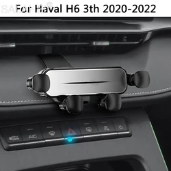 Adjustable Car Phone Holder Air Outlet Gravity Mount For Haval H6 3th 2020-2022 Bracket GPS Stand Rotatable Support Accessories