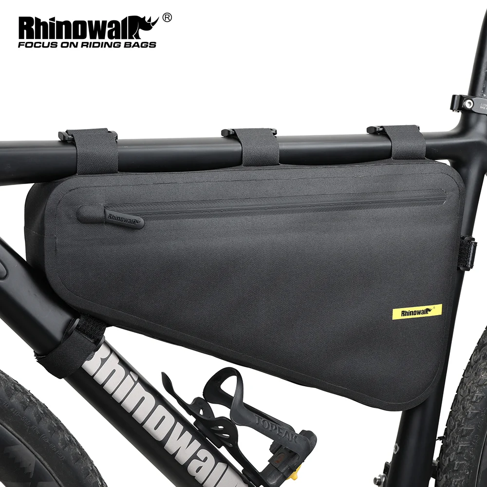 

Rhinowalk Bicycle Triangle Bag Frame Bag HighCapacity 4L Waterproof Bicycle Frame Tube Bag Cycling Tool Pouch Bag Bike Accessory