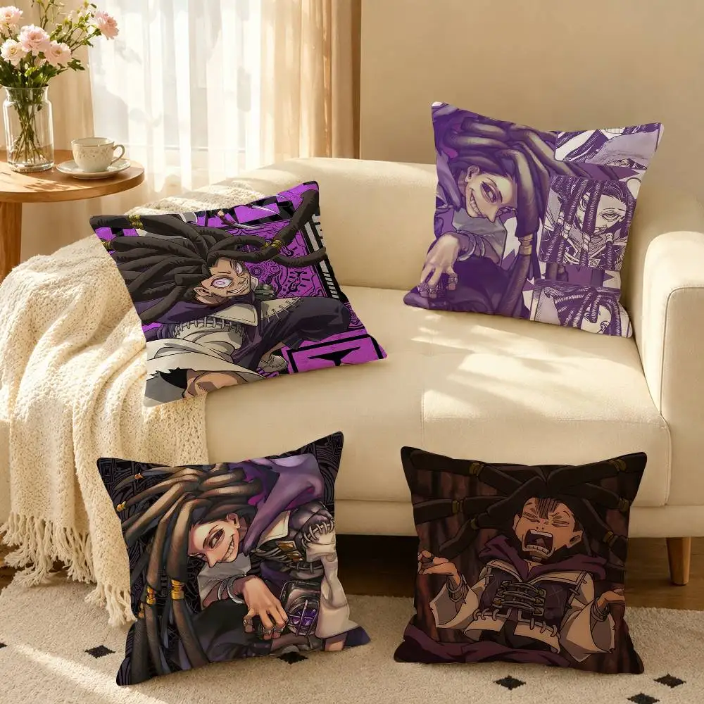 Anime G-Gachiakuta jabberwonger Square Double-Sided printed Pillow Case Bedroom Bedside Pillow Sofa Cushion Cover