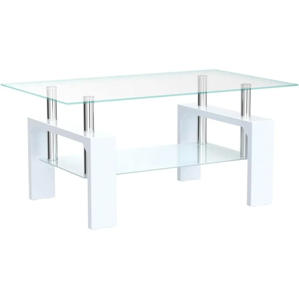 Table basse rectangulaire pour salon